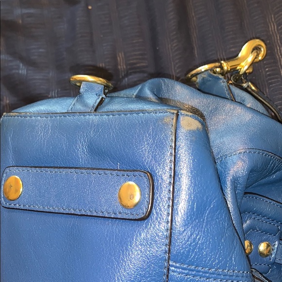 Coach blue/turquoise handbag - Picture 5 of 5